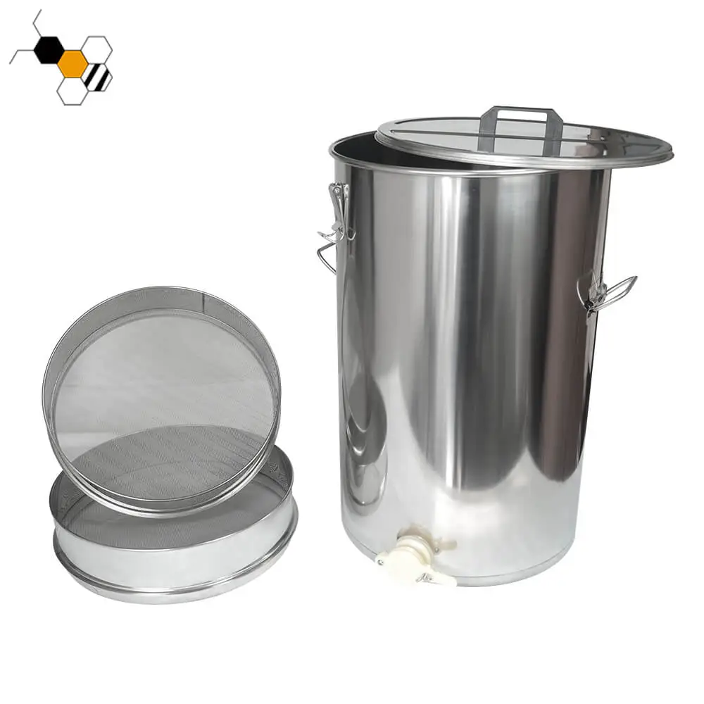 HONEY TANK w/ DOUBLE SIEVE ~ 70L